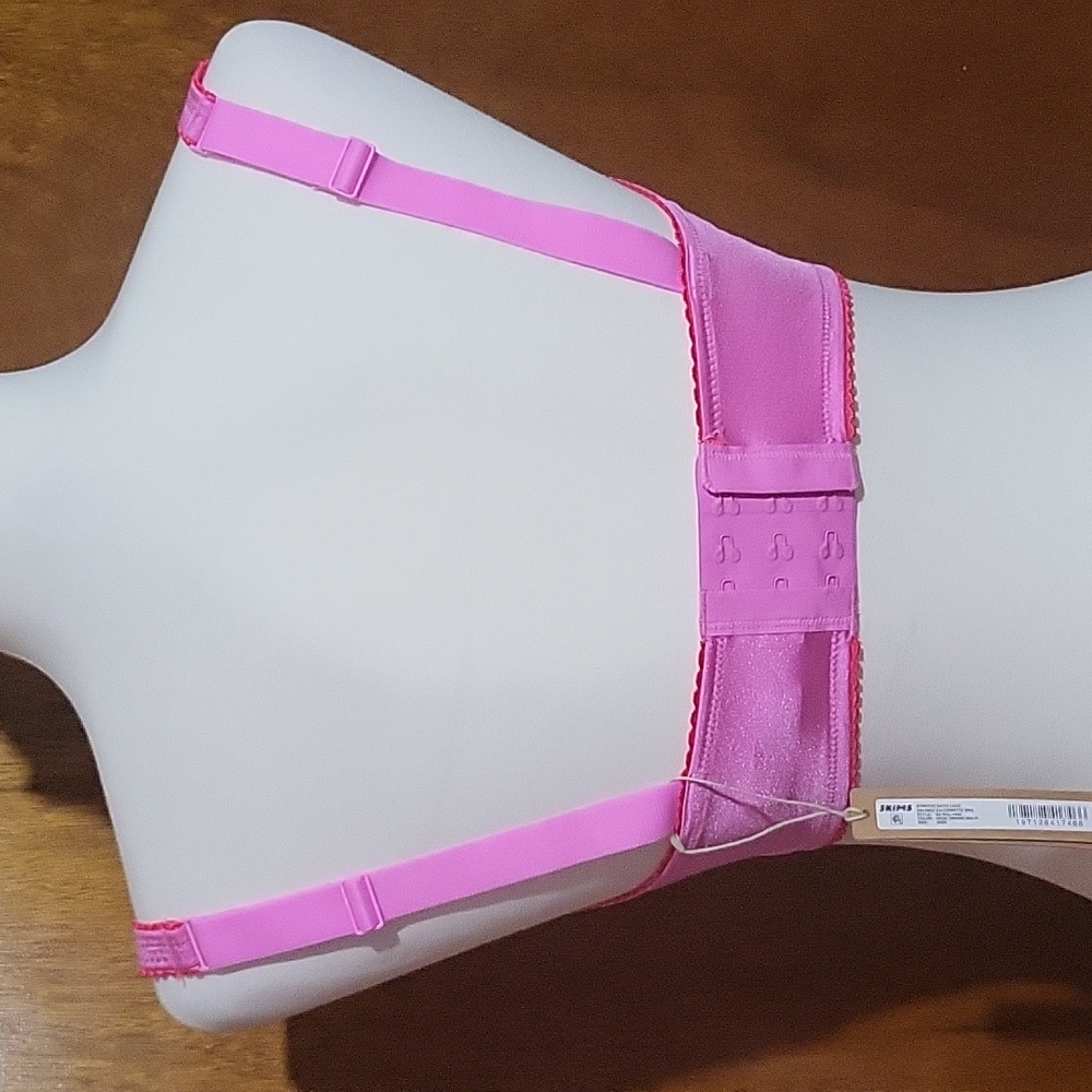 NWT Skims Unlined Balconette Neon Orchid Bra Size 36DD - Picture 3 of 9